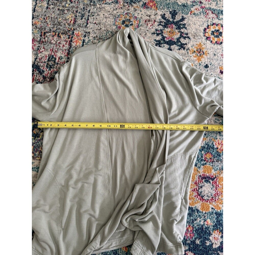 Athleta Pranayama Restore Rib Wrap in Sage Green Women’s Size XL Pockets Lounge - Picture 8 of 10